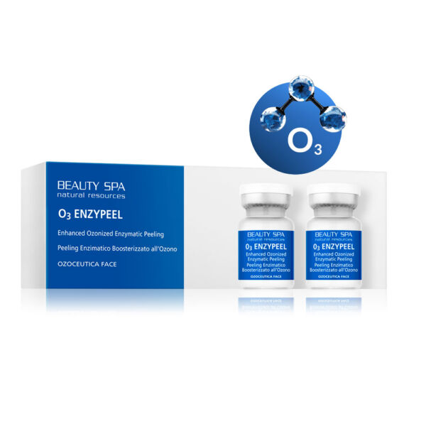 Enzymatisches ozonisiertes Peeling ENZYPEEL für empfindliche Haut mit Couperose und Rosazea, BEAUTY SPA ENZYPEEL, Box mit 6 Ampullen à 5 ml