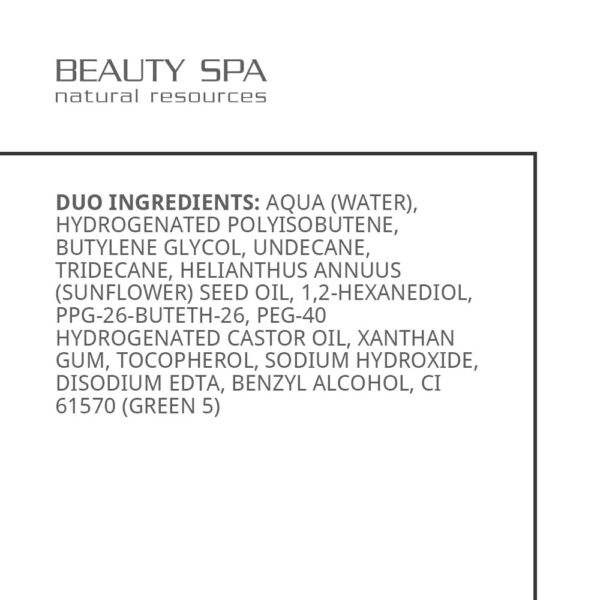 Zweiphasen-Lotion-Remover DUO für das Abschminken von Augen und Gesichtshaut BEAUTY SPA DUO, 250 ml – Bild 2