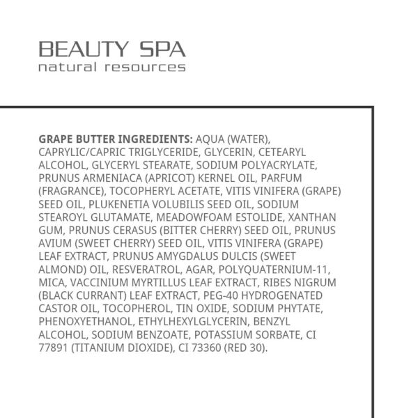 Lifting Anti-Aging Creme Weinbalsam für Gesicht, Dekolleté, Hände und Körper / Grape Butter 250 ml – Bild 5
