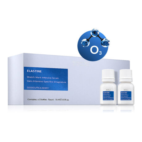 Stärkende Anti-Age Ozon-Serum Elastin für Gesicht und Körper / Serum elastine 5x15 ml